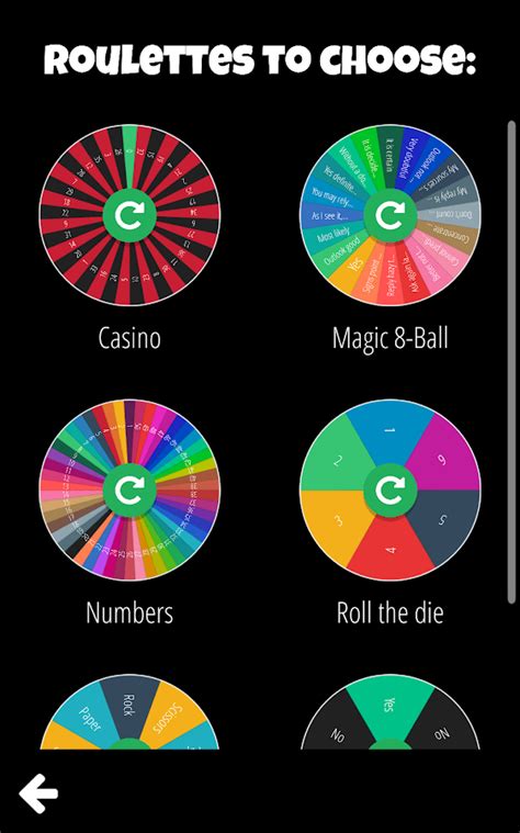 decision roulette app.